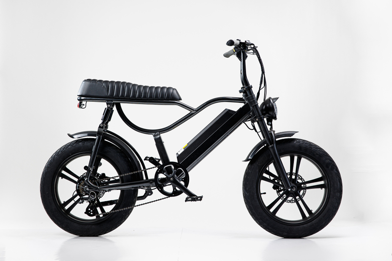 OEM Black Fat Tire Electric Mountain Bike